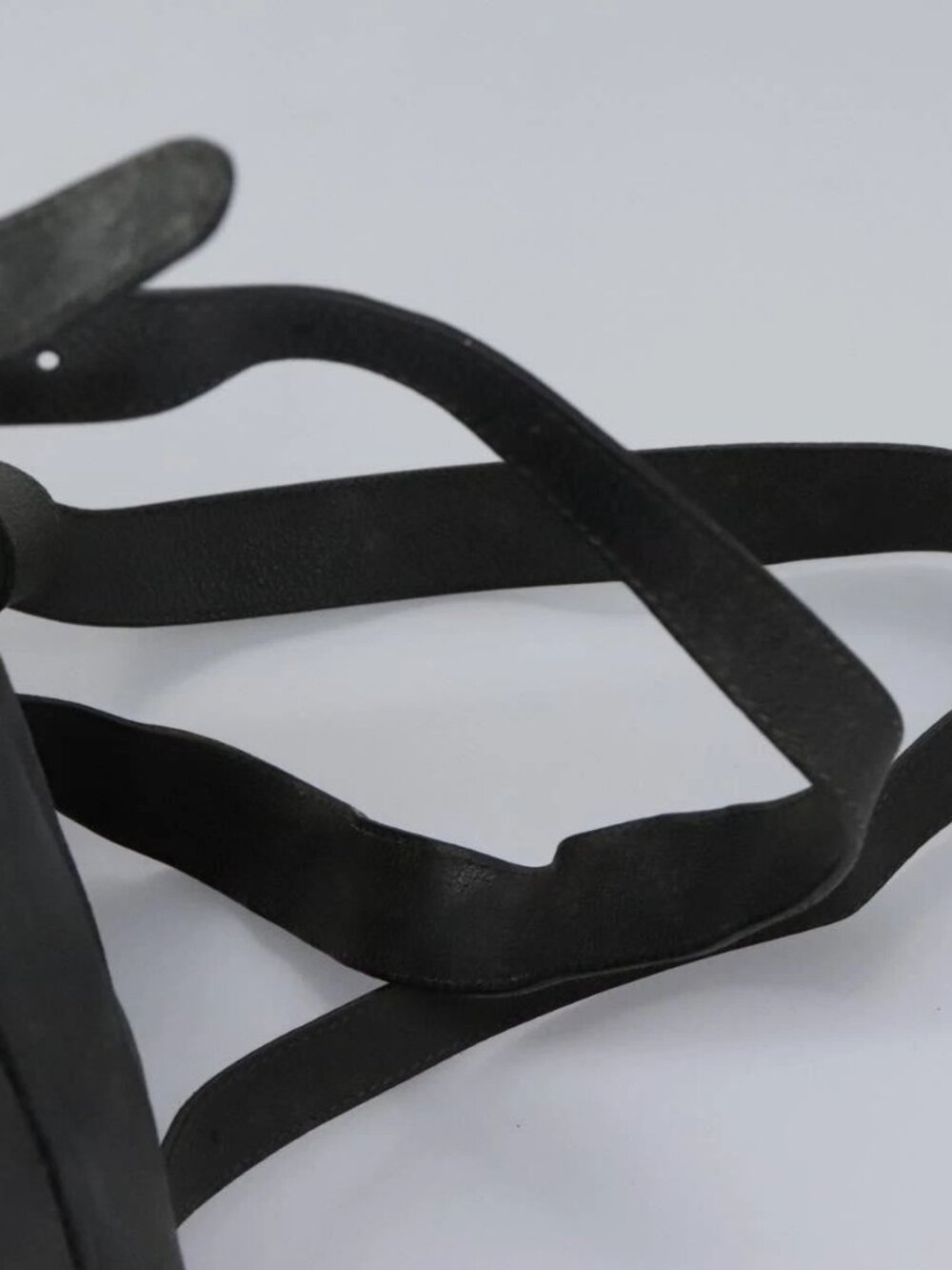 GUCCI Bamboo Backpack Suede Black Gold 003 1998 0016 Auth th6031 - Picture 13 of 16